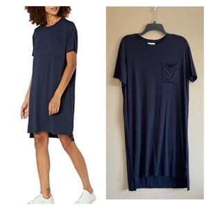 Daily Ritual Jersey Oversized Pocket Shirt Dress